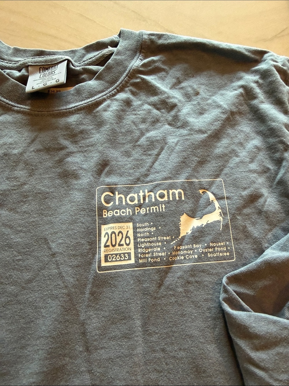 Chatham Beach Permit Long Sleeve Shirt - Slate Blue